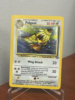 Pidgeot 8/64 Jungle Holo MP Pokemon Card - Image 1