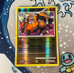 Rhyperior 10/147 Reverse Holo Rare Platinum Supreme Victors Pokemon Card NM - Image 1
