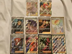 10 Rare Full Art Trainer Pokemon Card Lot! Mixed Lot Of Full Art Trainers! - Image 1