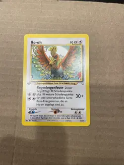Pokemon TCG Ho-Oh Neo Revelation Card 18/64 Regular Basic - Image 1