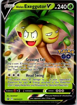 Alolan Exeggutor V - SWSH225 - SWSH: Sword & Shield Promo Cards Holo - Image 1