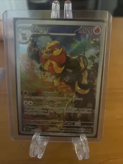 Pokemon TCG Pyroar Card Sv02: Paldea Evolved, Illustration Rare, 200/193 - Image 1