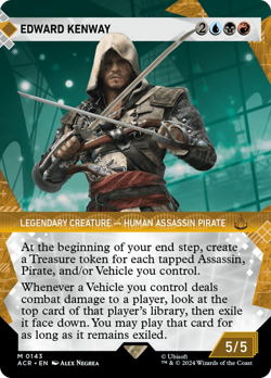 Edward Kenway (Showcase 143) FOIL Assassin's Creed NM Mythic Rare CARD ABUGames - Image 1