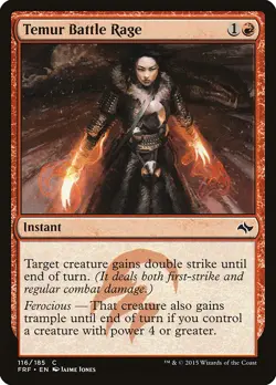 4x Temur Battle Rage - NM/LP - Fate Reforged - SPARROW MAGIC - Image 1