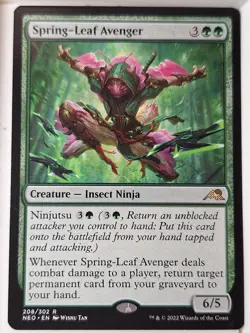 Spring-Leaf Avenger - Kamigawa: Neon Dynasty - Magic the Gathering MTG Nice! - Image 1