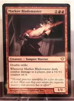 MtG Markov Blademaster Dark Ascension Regular - Image 1