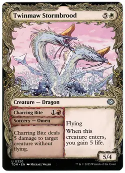 Twinmaw Stormbrood (Showcase) - 0320 - Tarkir Dragonstorm - MTG - NM/M - Image 1
