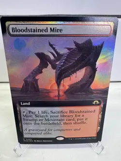 Bloodstained Mire (Extended Art) Modern Horizons 3 Foil - Image 1