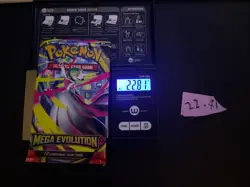 22.81g VERY HEAVY Mega Evolution Pokemon Sealed Booster Pack New SIR/HRU - Image 1