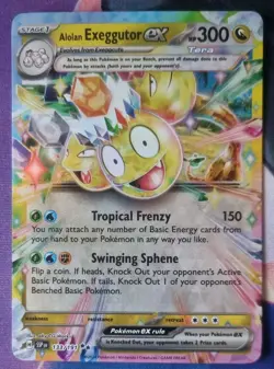 Pokemon TCG - Surging Sparks - Double Rare - Alolan Exeggutor EX 133/191 NM-Mint - Image 1