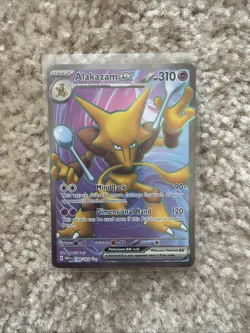 Alakazam EX Full Art 188/165 Near Mint Scarlet Violet 151 Pokemon TCG - Image 1