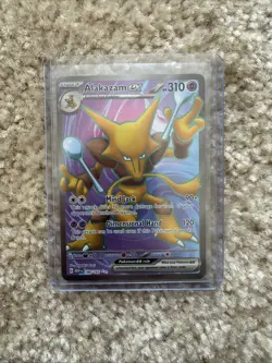 Alakazam EX Full Art 188/165 Near Mint Scarlet Violet 151 Pokemon TCG - Image 3