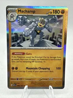 Machamp 68/165 Holo Rare Scarlet & Violet 151 - Pokemon TCG - Mint - Image 1