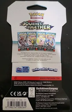 Journey Together Sleeved Booster Pack SEALED NEW Pokemon TCG - Image 2