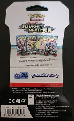 Journey Together Sleeved Booster Pack SEALED NEW Pokemon TCG - Image 2