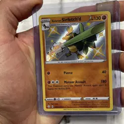 Pokemon TCG Galarian Sirfetch'd SV064/SV122 Shining Fates Shiny Vault NM Pokemon - Image 1