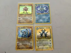 1999 Pokemon TCG WOTC Base Set Holo Bundle 4x NM / LP / MP Free Postage - Image 1
