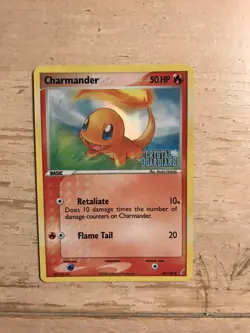 Charmander 48/100 Crystal Guardians Reverse Holo Common Pokemon TCG - LP - Image 1