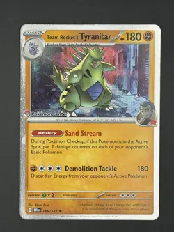 Tyrannitar 096/182 (Pokemon Center Exclusive) Stamped Promo NM - Image 1