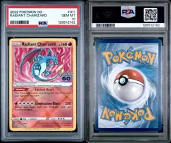Pokemon- Radiant Charizard 011/078- Pokemon GO- PSA 10 Gem Mint - Image 2