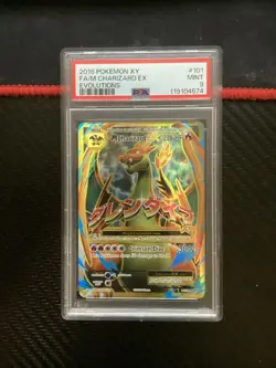 PSA 9 Full Art/M Mega Charizard EX 2016 Pokemon XY Evolutions 101/108 - Image 1