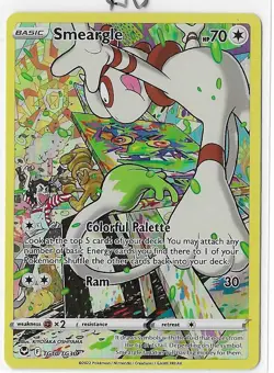 Smeargle TG10/TG30 Pokemon Silver Tempest Trainer Gallery Ultra Rare Holo NM - Image 1