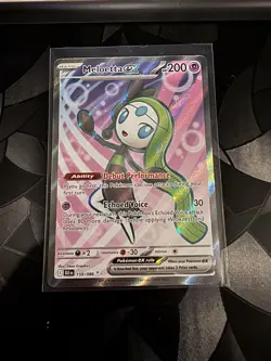 Meloetta ex 159/086 - Pokemon TCG SV: Black Bolt - Full Art Ultra Rare (NM) - Image 1