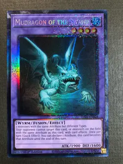 Yugioh - Mudragon of the Swamp RA01-EN028 Secret Rare 1st Ed 2020 NM PF - Image 1