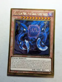 CRIMSON NOVA THE DARK CUBIC LORD (MVP1-ENG39) - YuGiOh Gold Rare 1st Ed - Image 1