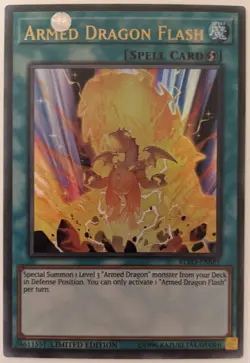 YuGiOh Armed Dragon Flash Ultra Rare BLVO-ENSP1 - Image 1