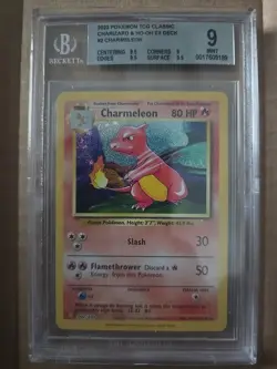 BGS 9 2023 Pokemon TCG Classic Charmeleon Holo Card #002/034 Gem Mint - Image 1