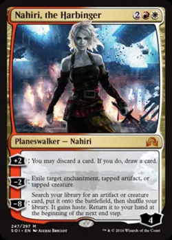 Nahiri, the Harbinger -Foil Near Mint MTG Shadows Over Innistrad - Image 1