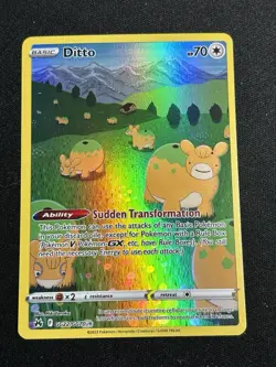 Ditto GG22/GG70 Crown Zenith: Galarian Gallery NM Pokemon Card TCG - Image 1