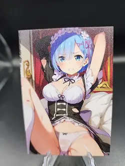 Rem Re Zero Anime Waifu Card Doujin ACG Goddess - Image 2