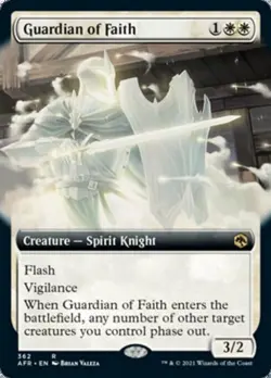 MTG English Guardian of Faith (Extended Art) NM Foil - Image 1