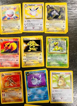 Lot of 28 Wizards 1999 Pokemon Cards Rare Moderately Played - Image 3