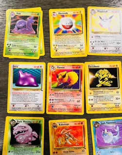 Lot of 28 Wizards 1999 Pokemon Cards Rare Moderately Played - Image 4