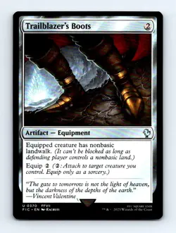 #370 2025 Final Fantasy Commander Trailblazer's Boots Uncommon - Image 1