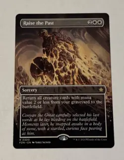 MTG Raise the Past (Borderless) Foundations LP - Image 1