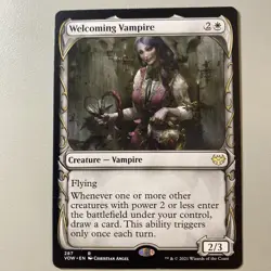 Welcoming Vampire NM SHOWCASE Innistrad: Crimson Vow MTG pack fresh - Image 1