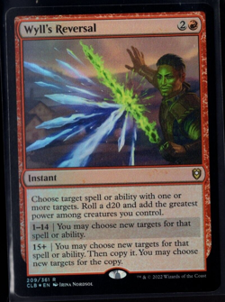 Wyll's Reversal 209/361 Rare Foil Baldur's Gate Magic TCG Near Mint - Image 1