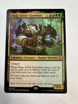 MTG TCG Hugs, Grisly Guardian Bloomburrow Regular - Image 1