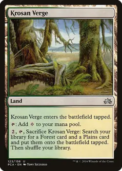 1x Krosan Verge NM Eng MTG - Planechase Anthology - Image 1