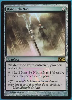 Staff of Nin (Release Promo) FOIL Magic 2013 / M13 (FRENCH) PLD (383265) - Image 1
