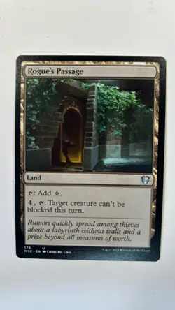 MTG Innistrad Midnight Commander Rogue's Passage #179 Magic the Gathering - Image 1