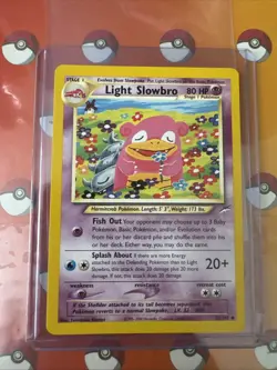 Pokemon Light Slowbro 51/105 WotC Neo Destiny Unlimited Uncommon LP - Image 1