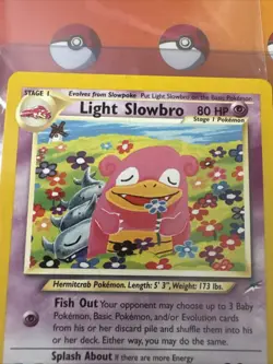 Pokemon Light Slowbro 51/105 WotC Neo Destiny Unlimited Uncommon LP - Image 2