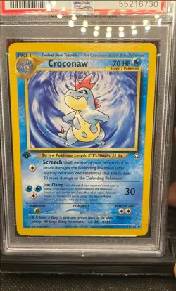 2000 Pokemon TCG Neo Genesis 1st Edition Croconaw #31 PSA 10 GEM MINT LOW POP - Image 2