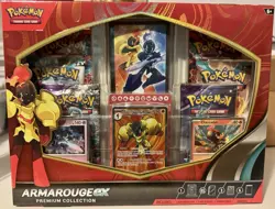 New! Pokemon TCG Armarouge ex Premium Collection Box Sealed - Image 1