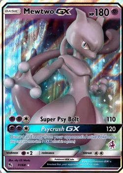 Mewtwo GX 31/68 Ultra Rare Battle Academy Mewtwo Stamp Pokemon TCG - Image 1